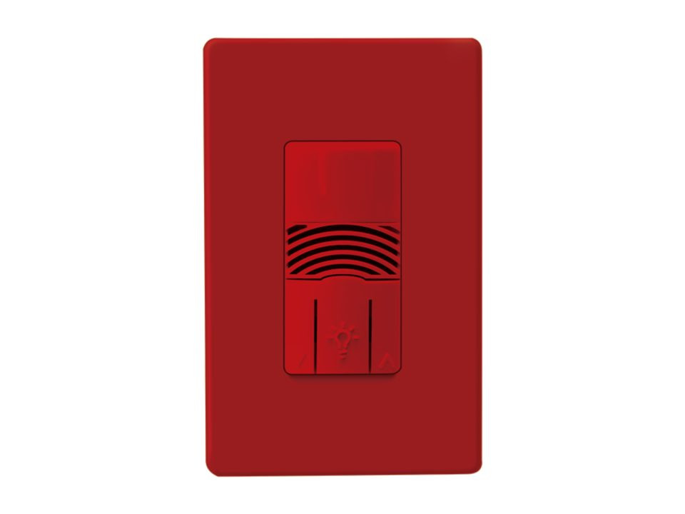 Cooper Lighting OSW-D-010-R Wall Switch Sensor, Dual Tech, Occupancy, Line Voltage, 0-10V Dimming, Red (ILC-OSW-D-010-R)