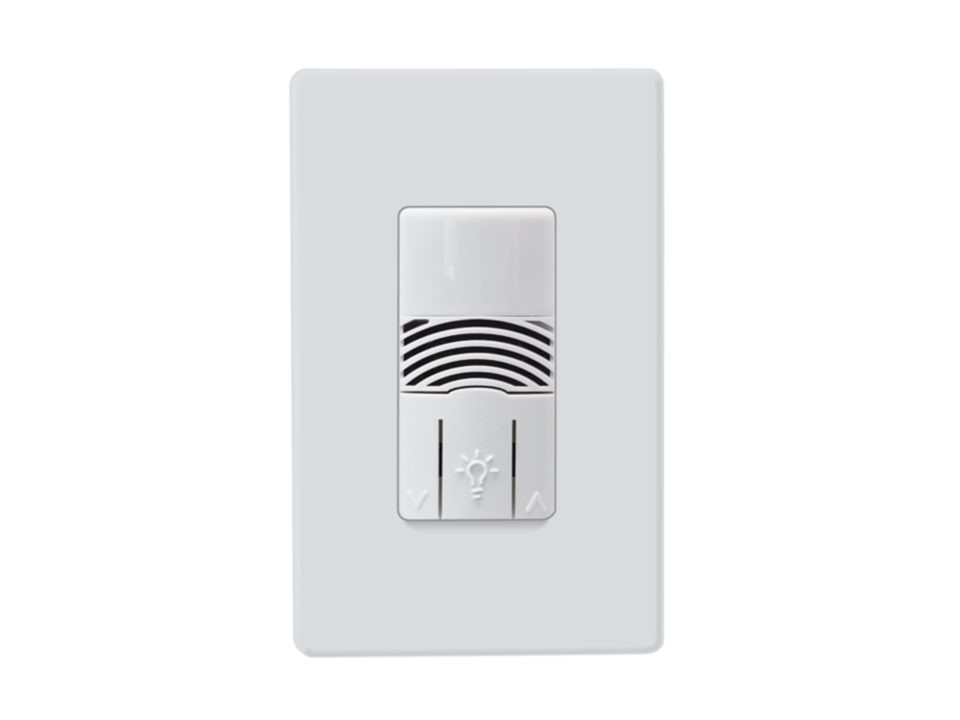 Cooper Lighting OSW-D-010-W Wall Switch Sensor, Dual Tech, Line Voltage, 0-10V Dimming, White (ILC-OSW-D-010-W)