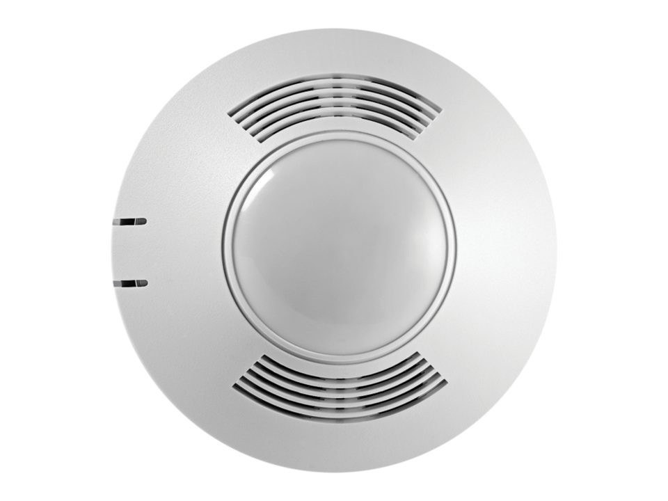 Cooper Lighting OAC-DT-0501-R Ceiling Sensor, Dual Tech, 180 Degree (500 Sq Ft Directional), Low Voltage, Auxiliary Relay, White (ILC-OAC-DT-0501-R)