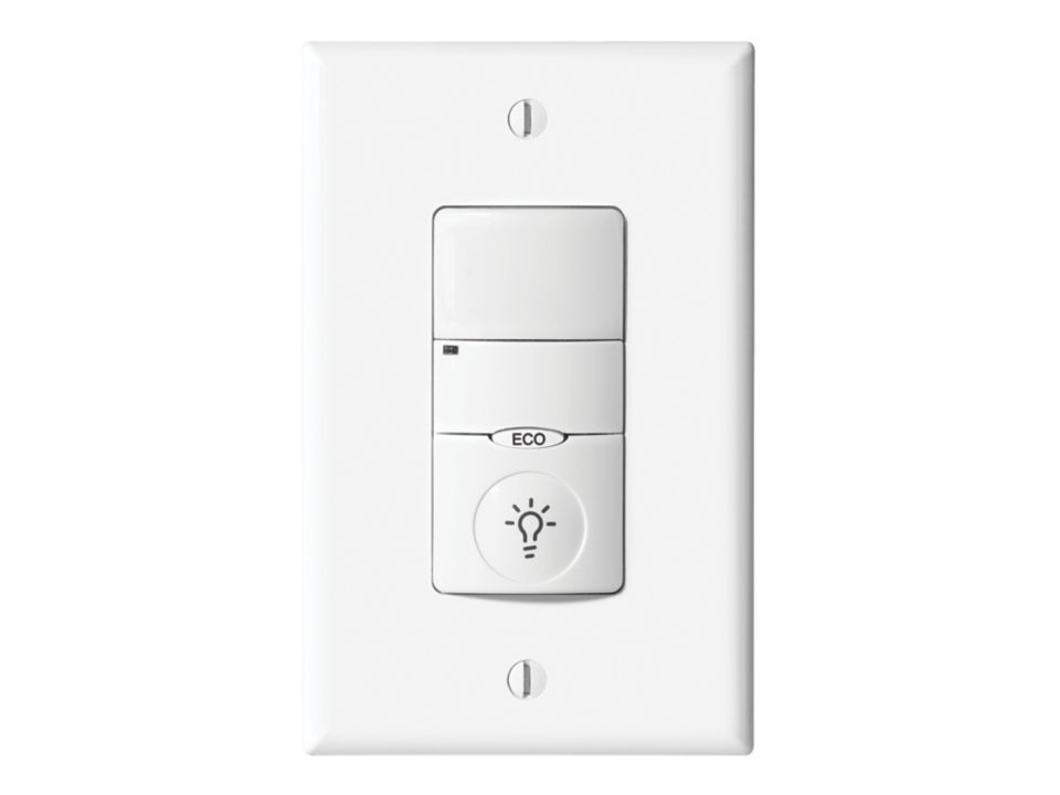 Cooper Lighting ONW-P-1001-SP-V Wall Switch Sensor, PIR, Low Voltage, Dual Relay, Ivory (ONW-P-1001-SP-V)
