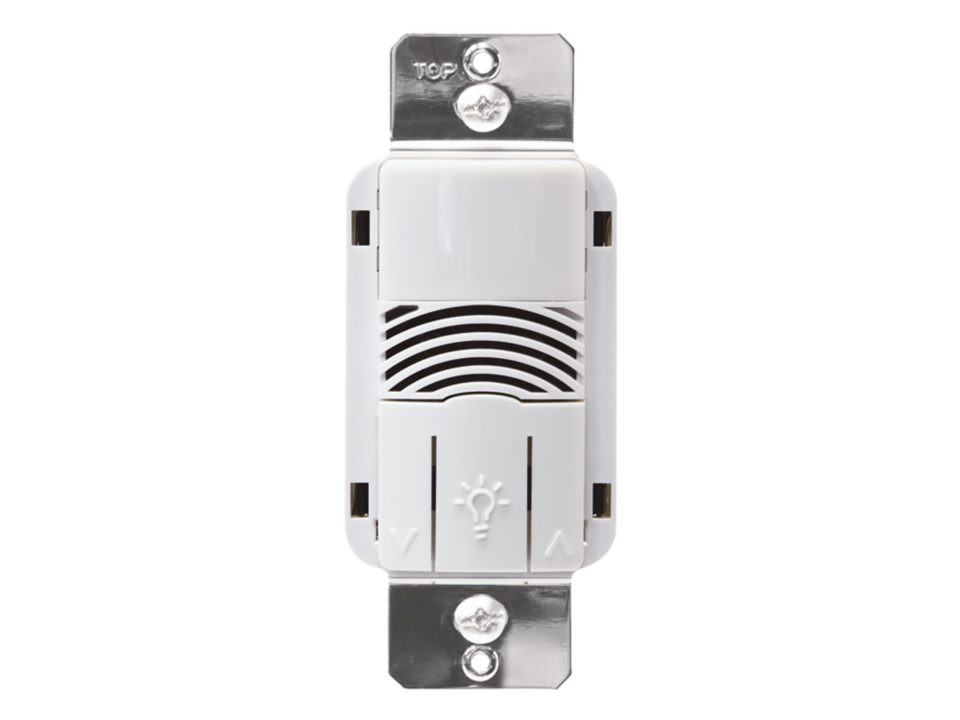 Cooper Lighting VSW-D-010-LA Wall Switch Sensor, Dual Tech, Vacancy, Line Voltage, 0-10V Dimming, Light Almond (ILC-VSW-D-010-LA)