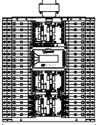 ILC LLLCDRI-32 LightLEEDer LCD GR2400 Retrofit Insert, Capacity for 32 R40-1 Relays, Non Addressable (No Door Included) (LLLCDRI-32)