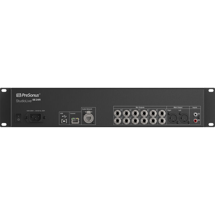 PreSonus STUDIOLIVE SE 24R 24-Input, 40-Channel Digital Rack Mixer and Recording (STUDIOLIVE SE 24R)