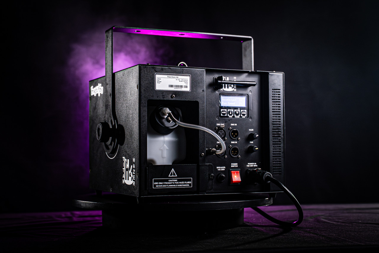 Froggy's Fog FHM-TITAN-H4 Titan Hazer H4, 1200 Watt Haze Machine (FHM-TITAN-H4)