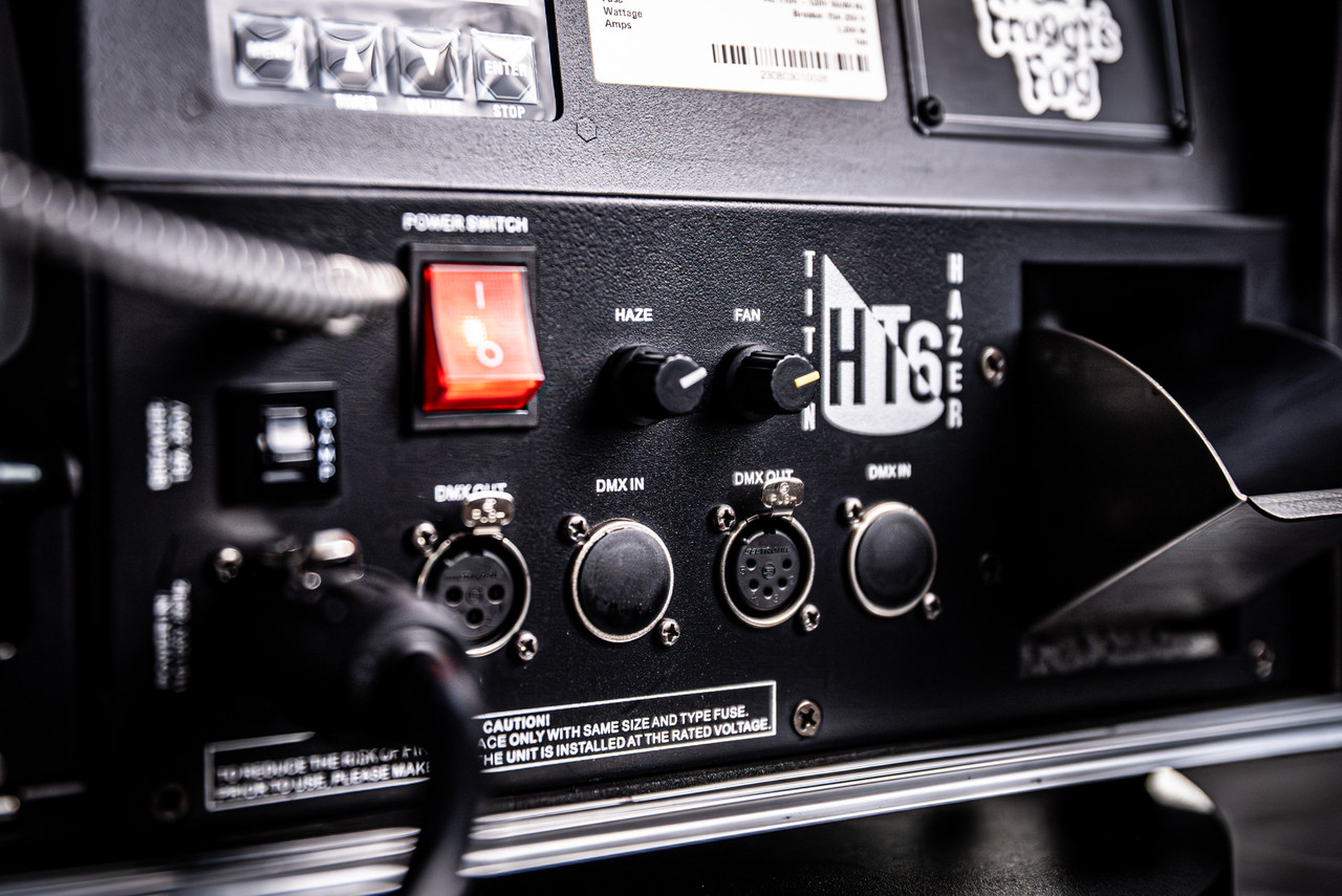 Froggy's Fog FHM-TITAN-HT6 Titan® HT6, Touring Hazer, 1200 Watt Haze Machine (FHM-TITAN-HT6)
