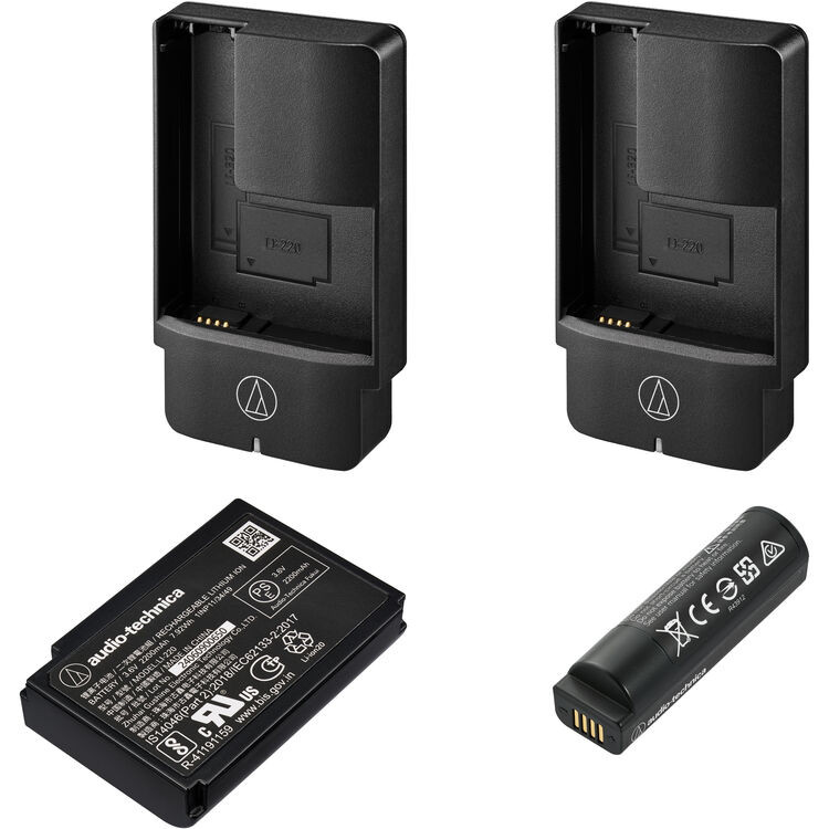 Audio-Technica ATW-D50-DRX-BLH 2-Channel Body-Pack and Handheld System with Lavalier Mic (ATW-D50-DRX-BLH)
