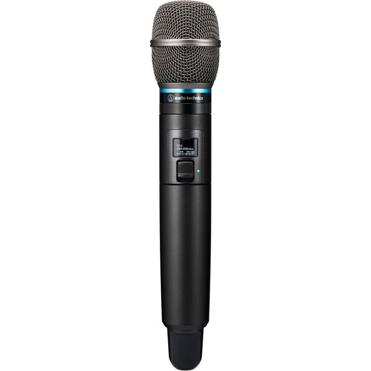 Audio-Technica ATW-DT32023300DF2C Handheld Transmitter with Charger (DF2: 470 to 608 MHz) (ATW-DT32023300DF2C)