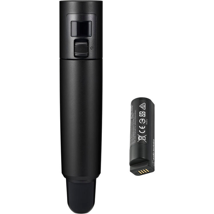 Audio-Technica ATW-DT3202DF2 D50-Series Digital Wireless Handheld Microphone Transmitter without Mic Capsule (DF2: 470 to 608 MHz) (ATW-DT3202DF2)