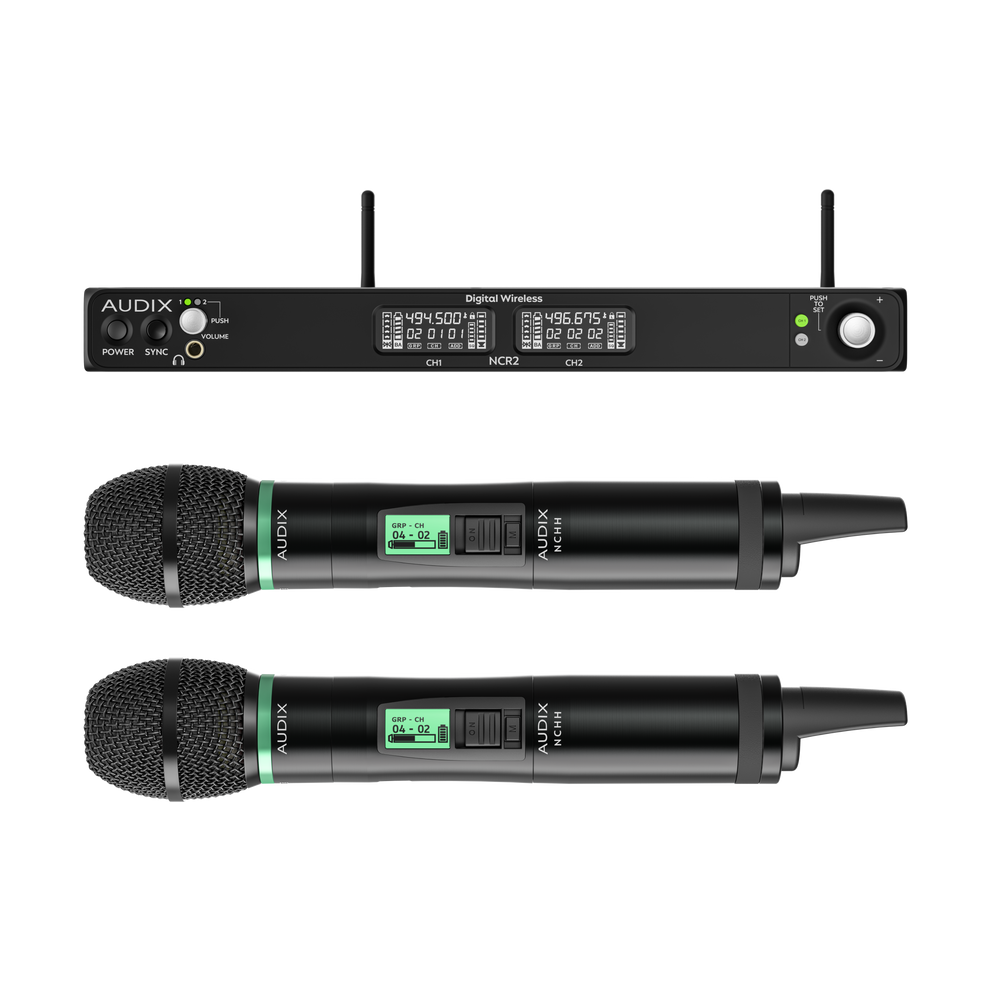 Audix NC2HEC Novacore Dual-Channel Handheld Wireless System (NC2HEC)