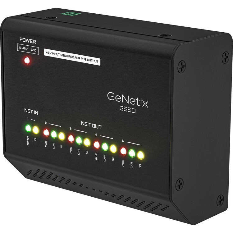 ChamSys GENETIXDINNET GeNetix DIN 5 Port Network Switch (GENETIXDINNET)