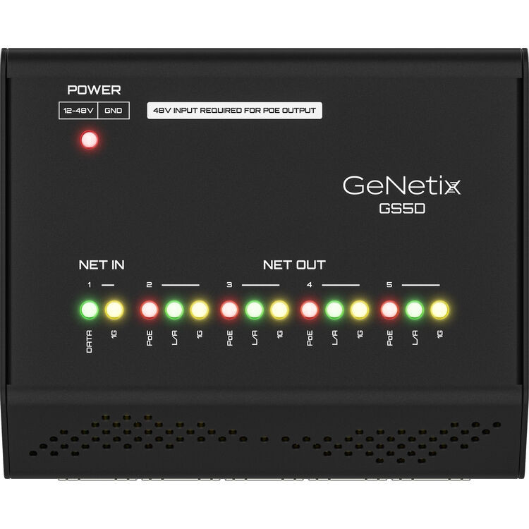 ChamSys GENETIXDINNET GeNetix DIN 5 Port Network Switch (GENETIXDINNET)