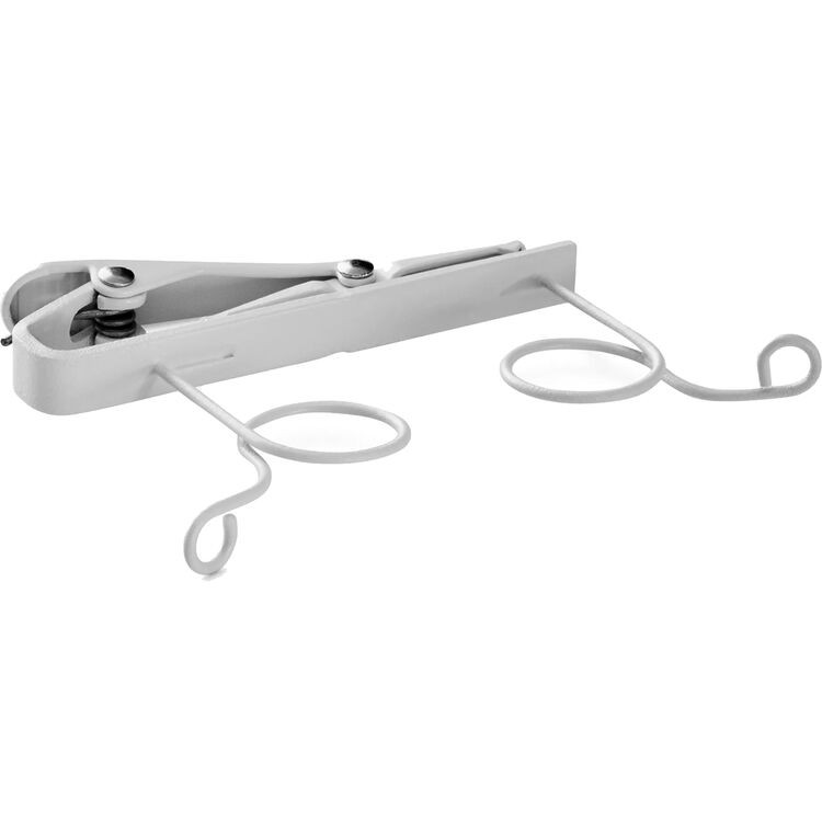 Shure RK187T2-W DUAL Tie Clip, White (RK187T2-W)