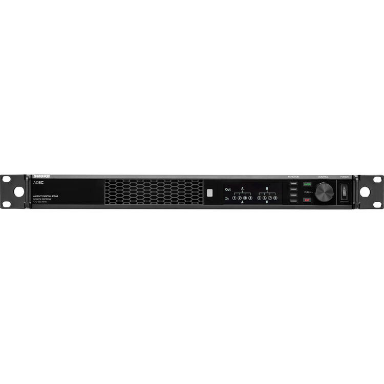 Shure AD8CDC Axient Digital PSM 8-Port Combiner with DC Powering (470 to 960 MHz) (AD8CDC)