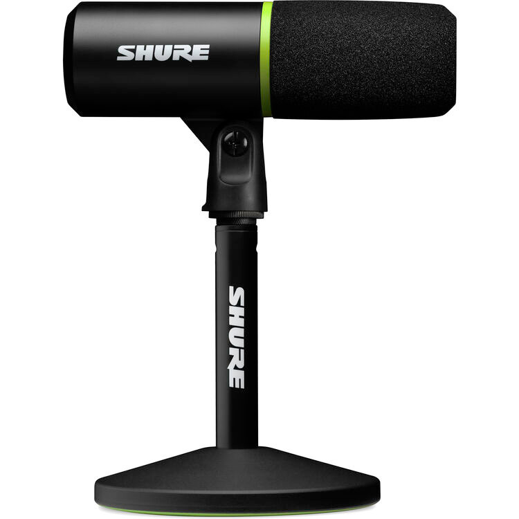 Shure MV6 USB Speech Microphone, Black (MV6)