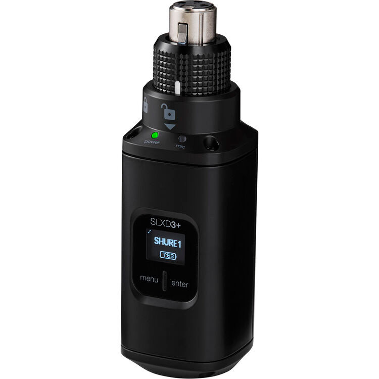 Shure SLXD3+=-G57 Digital Wireless Plug-On Transmitter (G57: 470 to 608 MHz) (SLXD3+=-G57)