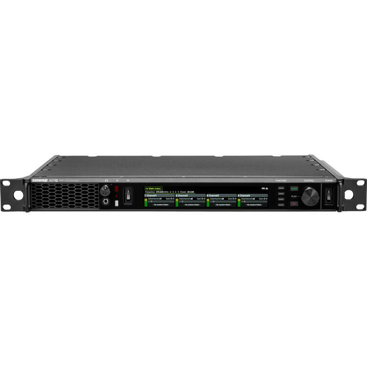 Shure ADTQDC=-K54 Axient Digital PSM ADTQ Quad IEM Transmitter with DC Power (K54: 606 to 663 MHz) (ADTQDC=-K54)