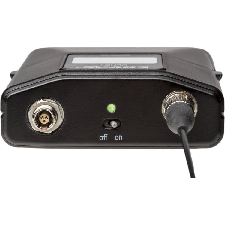 Shure ULXD1LEMO3=-G57 Digital Wireless Bodypack Transmitter with 3-Pin LEMO (G57: 470 to 608 MHz) (ULXD1LEMO3=-G57)
