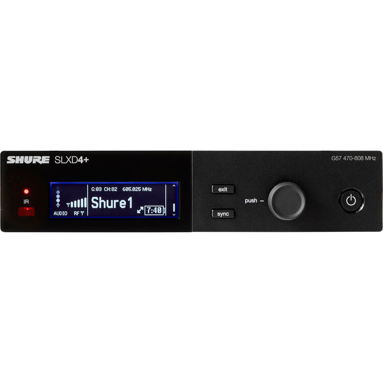 Shure SLXD124+/85M-G57 Digital Wireless Combo Microphone System (G57: 470 to 608 MHz) (SLXD124+/85M-G57)