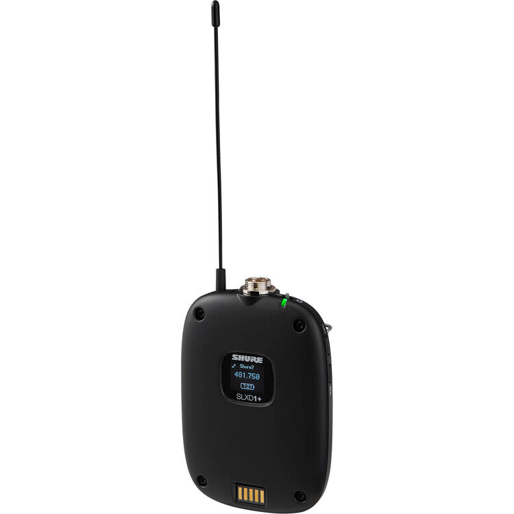 Shure SLXD14+/SM35-G57 Digital Wireless Cardioid Performance Headset Microphone System (G57: 470 to 608 MHz) (SLXD14+/SM35-G57)