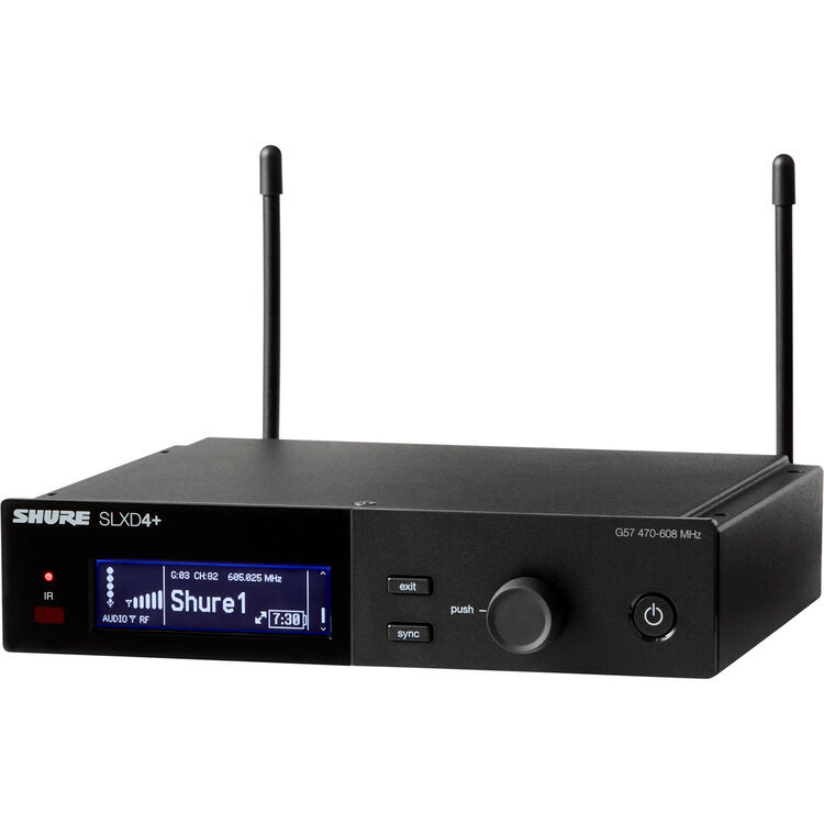Shure SLXD24+/N8C-G57 Digital Wireless Handheld Microphone System with Nexadyne 8/C Cardioid Capsule (G57: 470 to 608 MHz) (SLXD24+/N8C-G57)