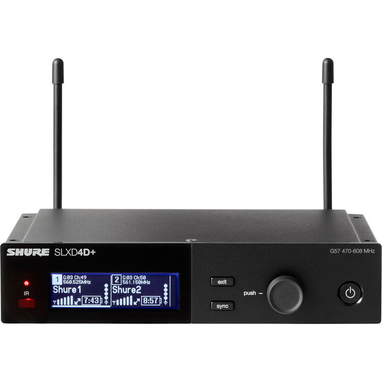 Shure SLXD24D+/58-G57 Handheld System, Dual, SM58 (SLXD24D+/58-G57)