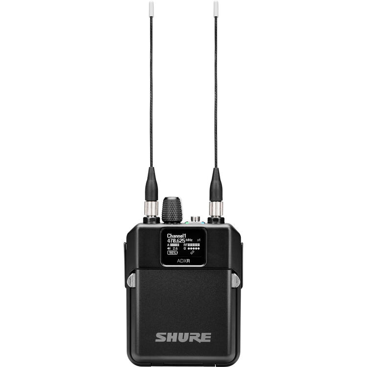 Shure ADXR=-A Axient Digital PSM ADXR Bodypack Receiver (A: 470 to 636 MHz) (ADXR=-A)