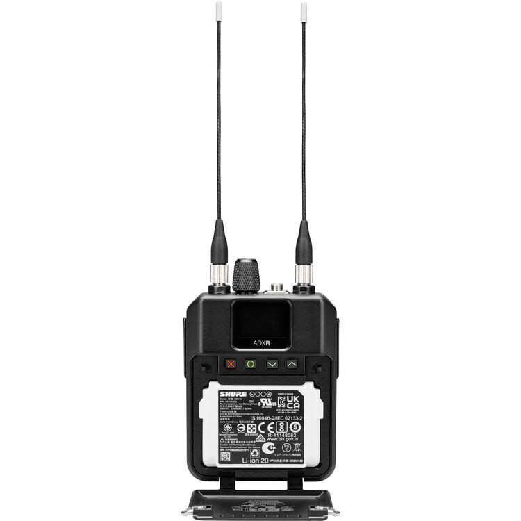 Shure ADXR=-A Axient Digital PSM ADXR Bodypack Receiver (A: 470 to 636 MHz) (ADXR=-A)