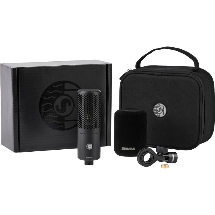 Shure KSM32C/HM Cardioid Condenser Microphone (Stage Kit) (KSM32C/HM)