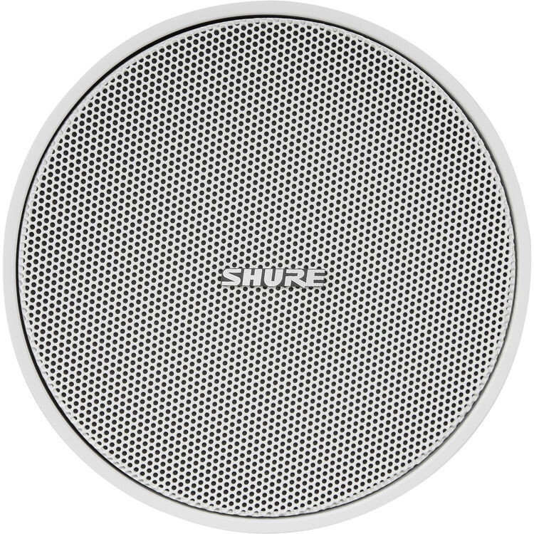 Shure MXP-1W Microflex Passive Mini-Pendant Conferencing Loudspeaker (White, Single) (MXP-1W)