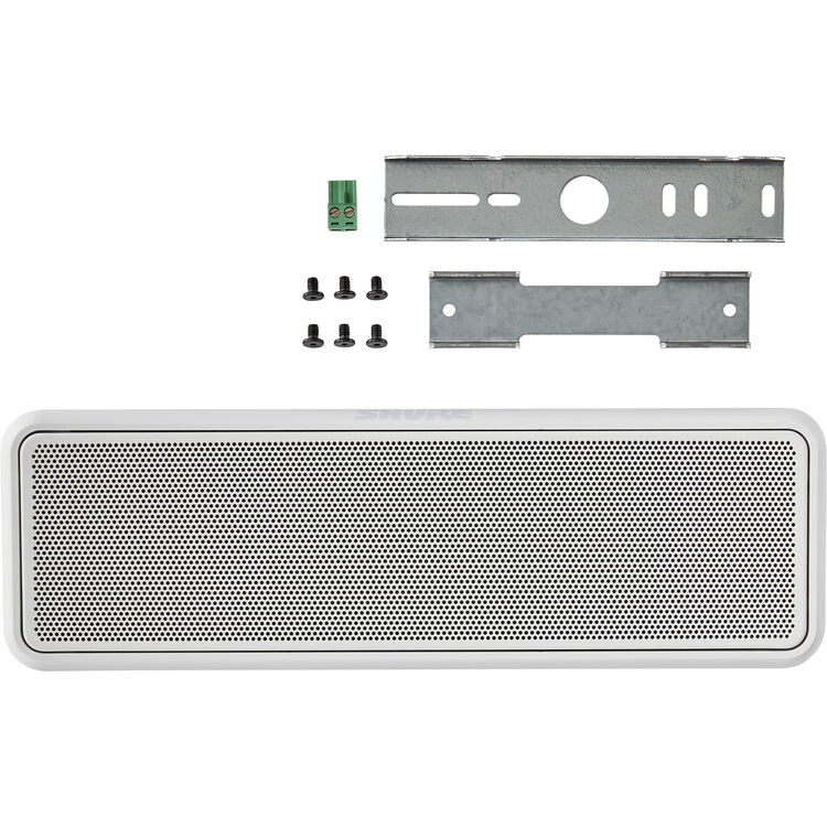 Shure MXP-3W Microflex Wall Mount Passive Loudspeaker (White, Single) (MXP-3W)