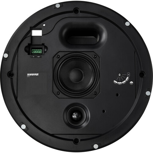 Shure MXP-5B-TB-V Microflex Passive Ceiling Loudspeaker Bundle with Tile Bridge (Black, Single) (MXP-5B-TB-V)
