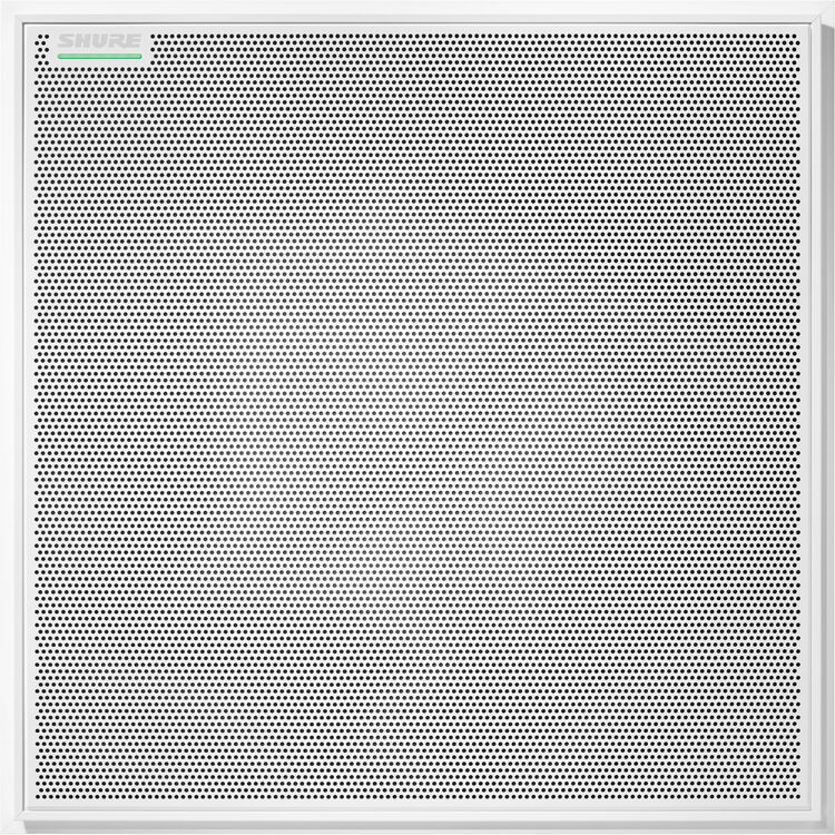 Shure MXA925W-S Ceiling Array Microphone (Square, White) (MXA925W-S)