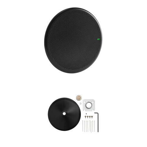Shure MXA901B-R-PM-3/8-V Ceiling Microphone and 3/8" Pole Mount Bundle for Medium Conferencing Rooms (Black) (MXA901B-R-PM-3/8-V)