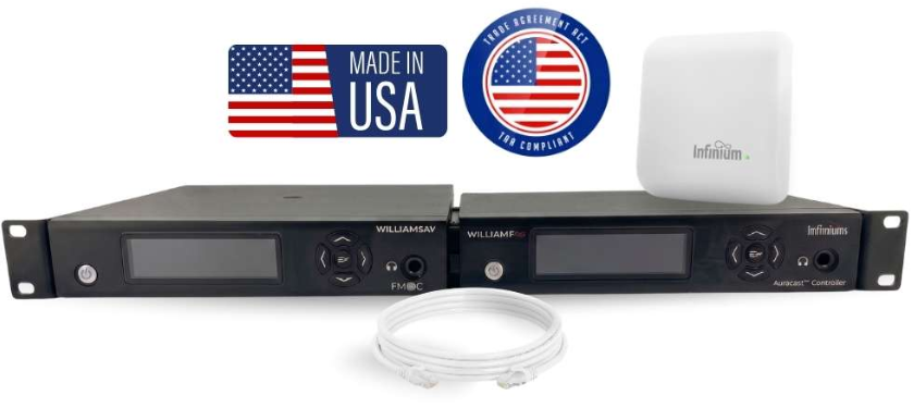 Williams Sound BA-SYS4-00 Infinium Flex Bundle | FM, Wi-Fi, & Auracast Broadcast Audio (BA-SYS4-00)