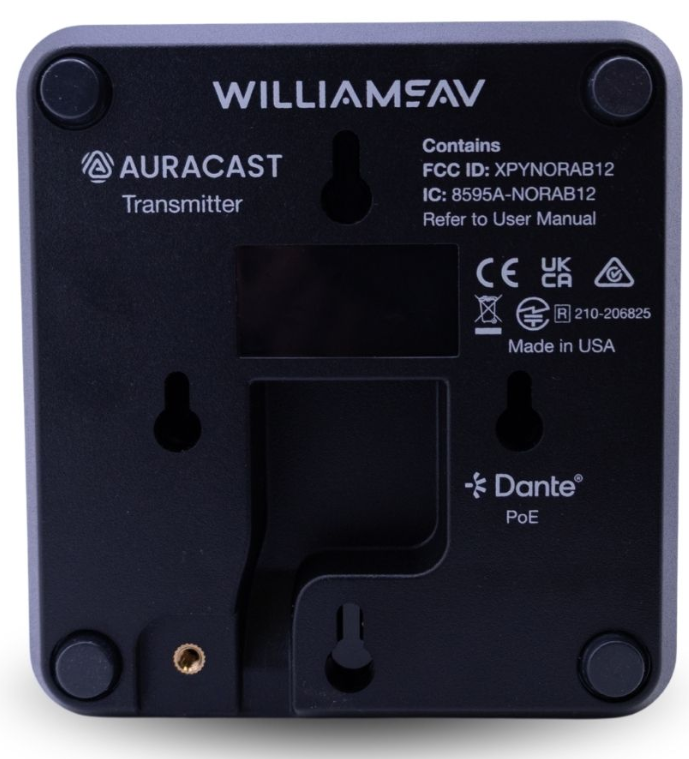 Williams Sound BA-T1BK Infinium T1 Auracast Singular Transmitter (BA-T1BK)