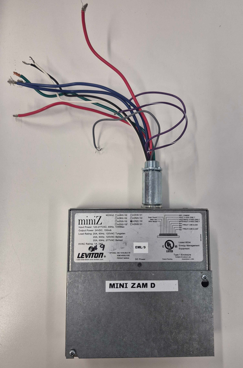Leviton MZN22-102 Refurb MiniZ Dual Room Intelligent Daylight Management System (Refurbished) (MZN22-102 Refurb)