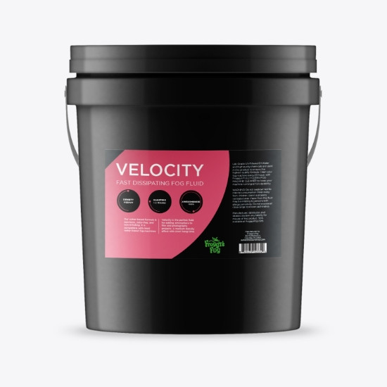 Froggy's Fog DS-VE-5 Velocity Fast Dissipating Fog Fluid (5 Gallon) (DS-VE-5)