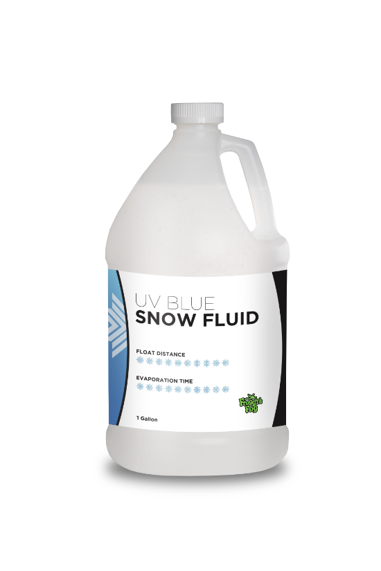 Froggy's Fog SN-UVB-1 BLUE UV Blacklight Reactive Snow Juice Machine Fluid (1 Gallon) (SN-UVB-1)
