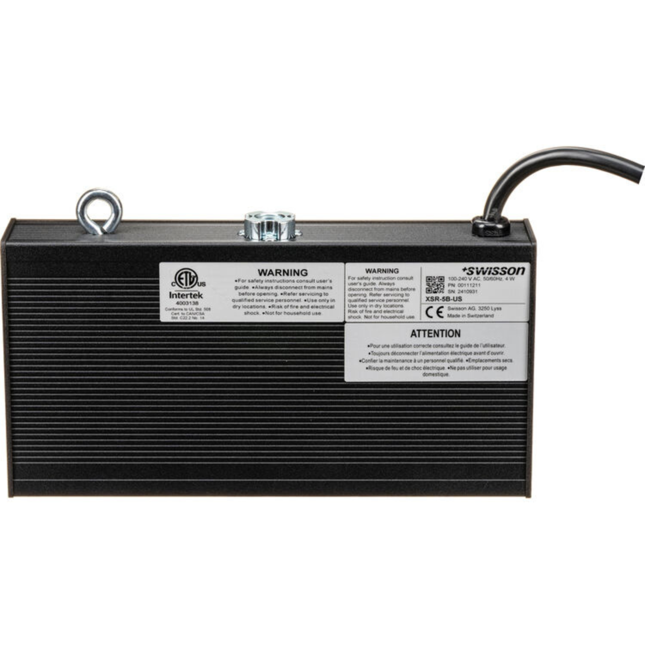 Swisson XSR-5B5-US XSR DMX/RDM Splitter & Booster Box Style (XLR 5-Pin, 5-Output) (XSR-5B5-US)