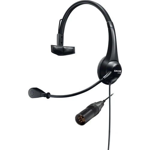 Shure BRH31M-NXLR5M Lightweight Single-Sided Broadcast Headset with Neutrik 5-Pin XLR-M Cable (Shure-BRH31M-NXLR5M)