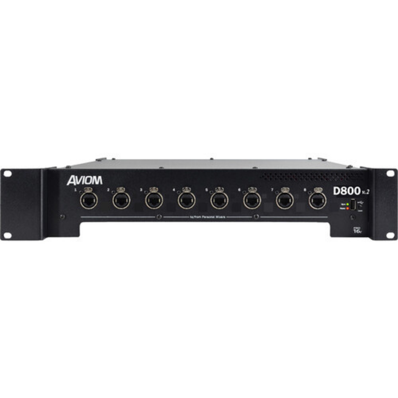Aviom D800-Dante v.2 A-Net Distributor with A-Net Bridge Input (D800-Dante v.2)