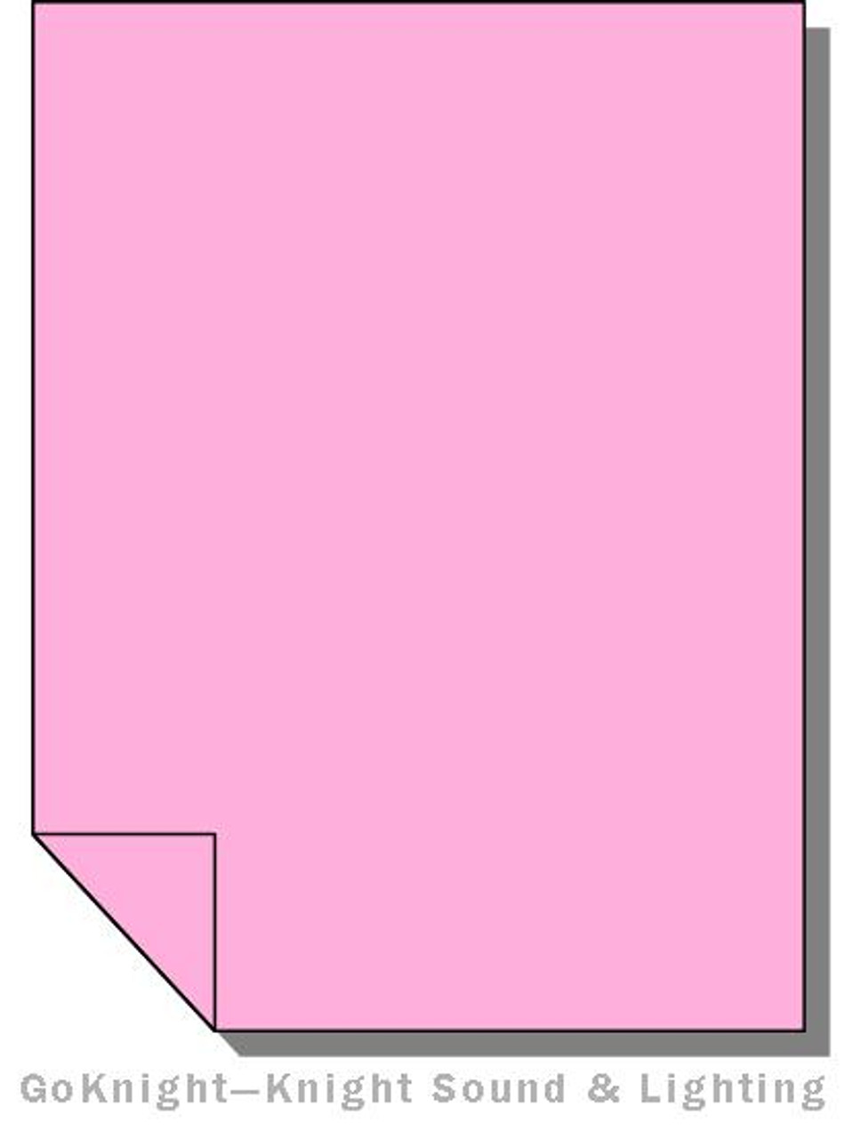 Lee Filters Lighting Gel Sheet 794 Pretty 'N Pink (Lee 794)
