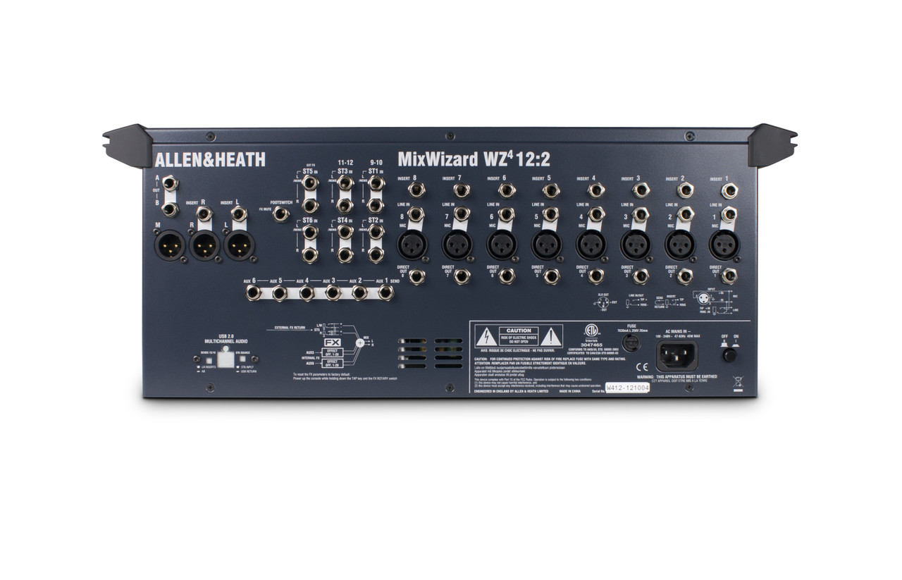 MIX様　⑤⑥各10 Allen & Heath AH-WZ412:2 MixWizard 12-Channel Professional Mixing