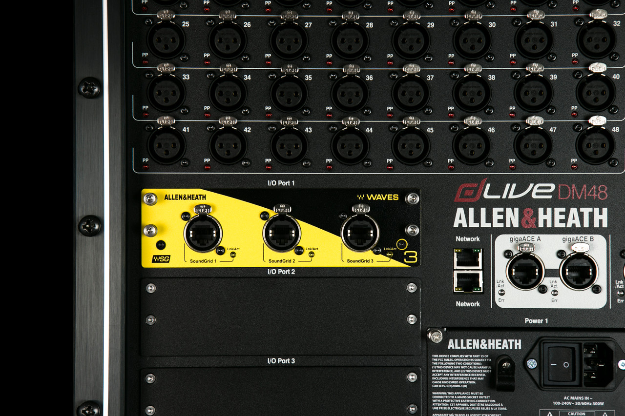 Allen & Heath AH-M-SQ-WAVES3-A SQ Waves Audio Interface Module for