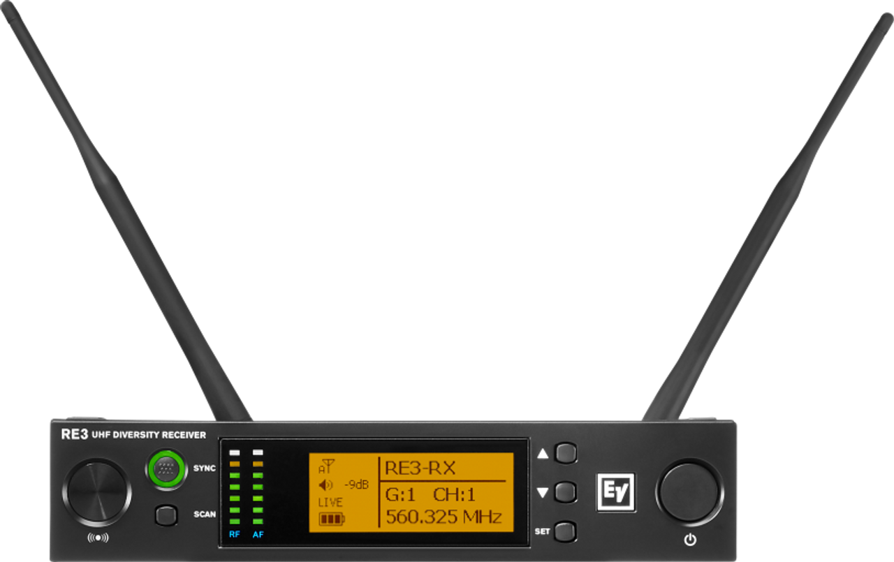 Electro-Voice RE3-RX-5L RE3 Half Rack Space Receiver 488-524 MHz