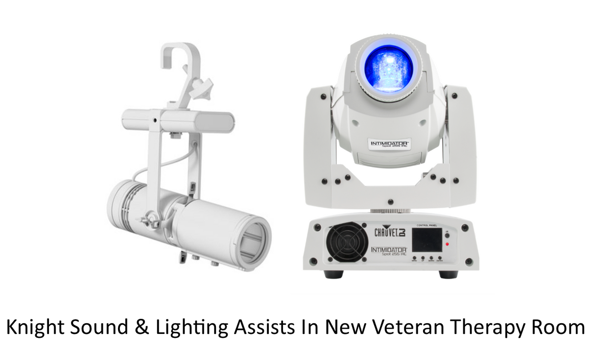 ​Knight Sound & Lighting Assists In New Veteran Therapy Room