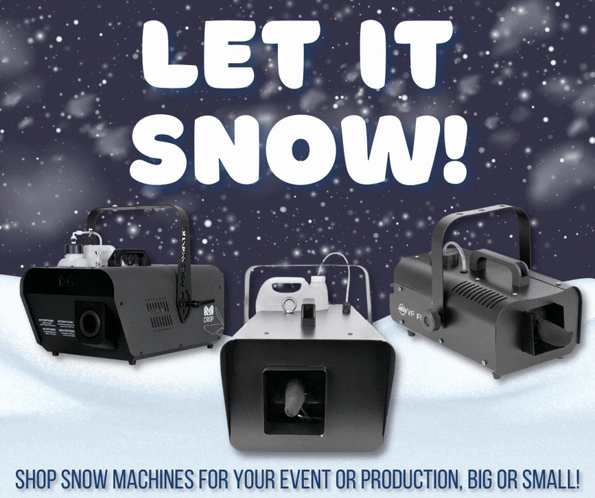 Everything You Ever Wanted to Know About Theatrical & Atmospheric Snow Machines GoKnight