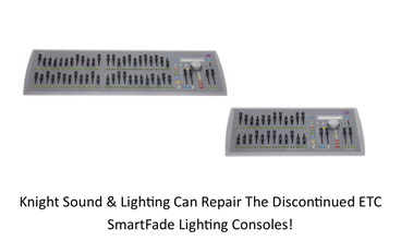 Knight Sound & Lighting can repair the discontinued ETC SmartFade lighting consoles!