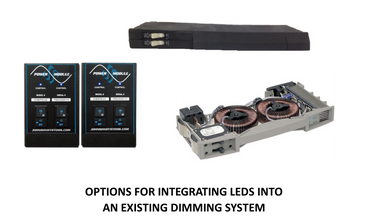 Options for integrating LEDs into an existing dimming system Options for integrating LEDs into an existing dimming system
