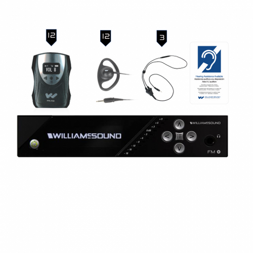 Williams AV FM T55C-00 FM Plus Large-Area Dual FM And Wi-Fi Base  Transmitter Without Dante 